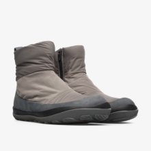 Camper Peu Pista Down Boots Dark Grey - Womens Singapore NVKZUN-970